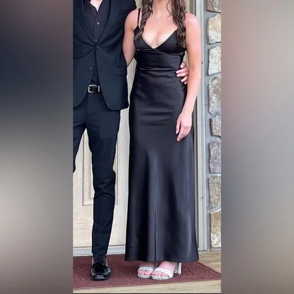 David's Bridal | Dresses | Black Davids Bridal Prom Dress | Poshmark